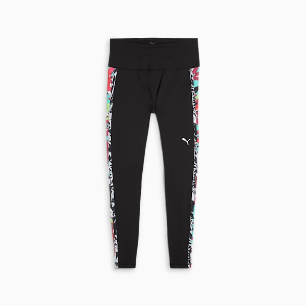 TROPICAL Graphic 7/8 Tights Women, PUMA Black-AW-048280-0001, large-ZAF