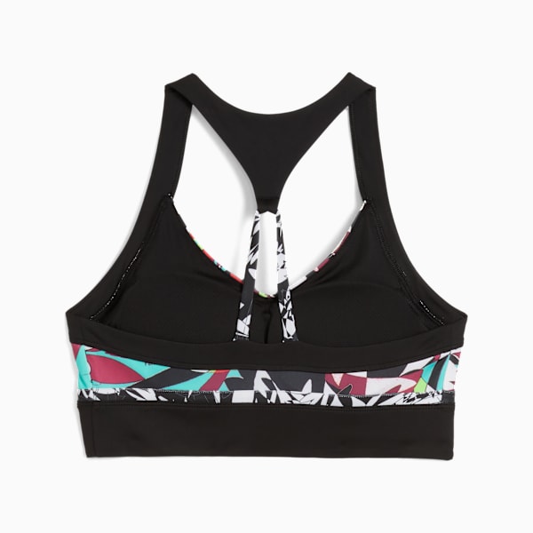 4KEEPS TROPICAL AOP Longline Bra, PUMA Black-AW-048280-0001, large-ZAF