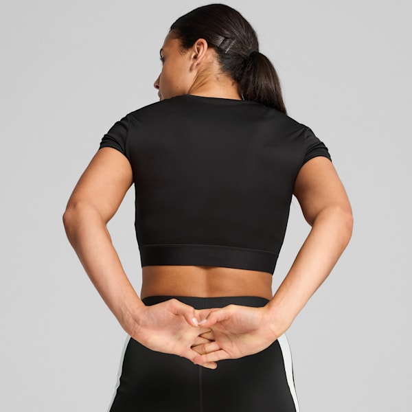 Crop top PUMA STRONG para mujer, PUMA Black, large-ARG