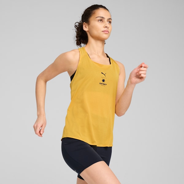 Musculosa PUMA x SAYSKY para mujer, Archive Gold, large-ARG