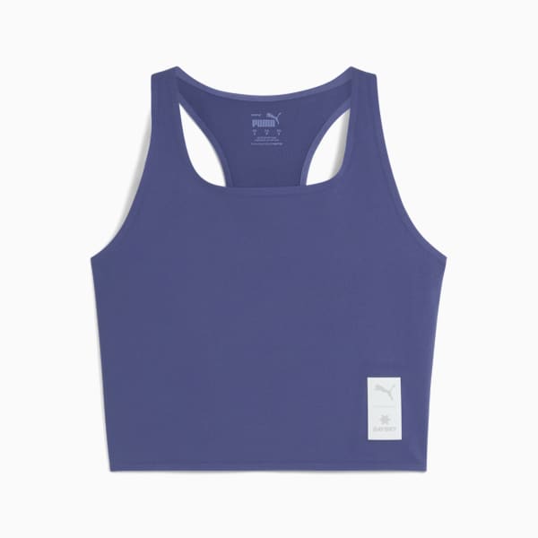 Crop top de running PUMA x SAYSKY para mujer, Blue Crystal, large-ARG