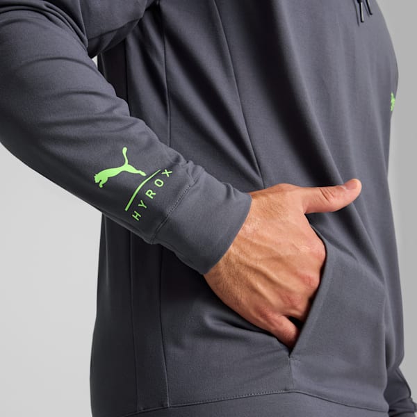 Buzo con capucha PUMA x HYROX CLOUDSPUN para hombre, Galactic Gray, large-ARG