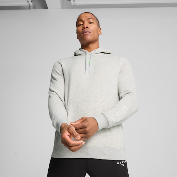 Buzo PUMA x HYROX para hombre, Light Gray Heather, large-ARG