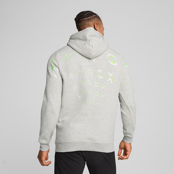 Buzo PUMA x HYROX para hombre, Light Gray Heather, large-ARG