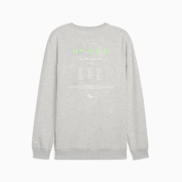 Buzo PUMA x HYROX Heavyweight para hombre, Light Gray Heather, large-ARG
