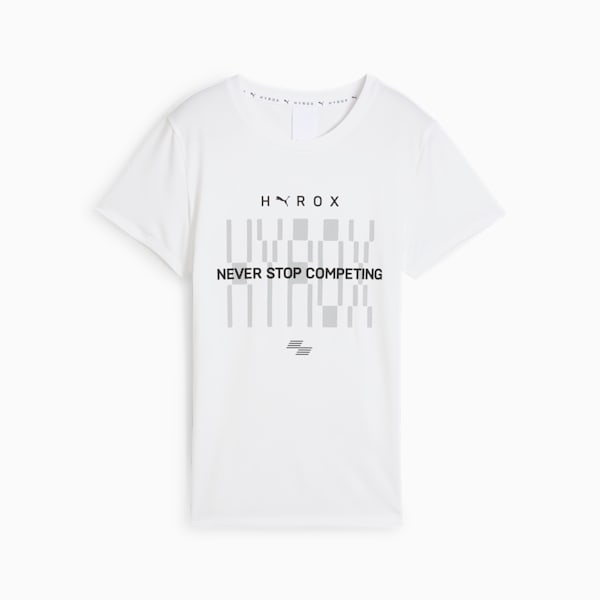 Camiseta PUMA HYROX Train All Day para mujer, PUMA White, large-ARG