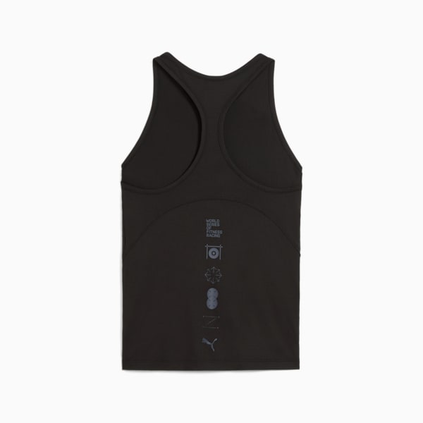 PUMA x HYROX CLOUDSPUN Racerback Top Women, PUMA Black, large-ZAF