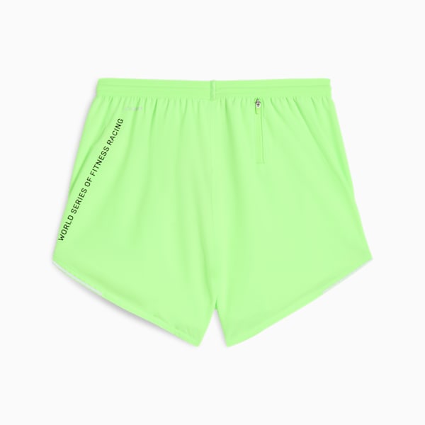 PUMA x HYROX ULTRAWEAVE Velocity 4" Shorts Women, Green Glare, large-ZAF
