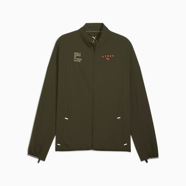 PUMA x HYROX ULTRAWEAVE Jacket Men, Dark Olive, large-ZAF
