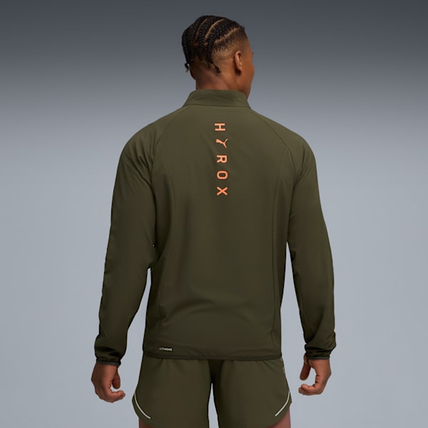 PUMA x HYROX ULTRAWEAVE Jacket Men, Dark Olive, large-ZAF