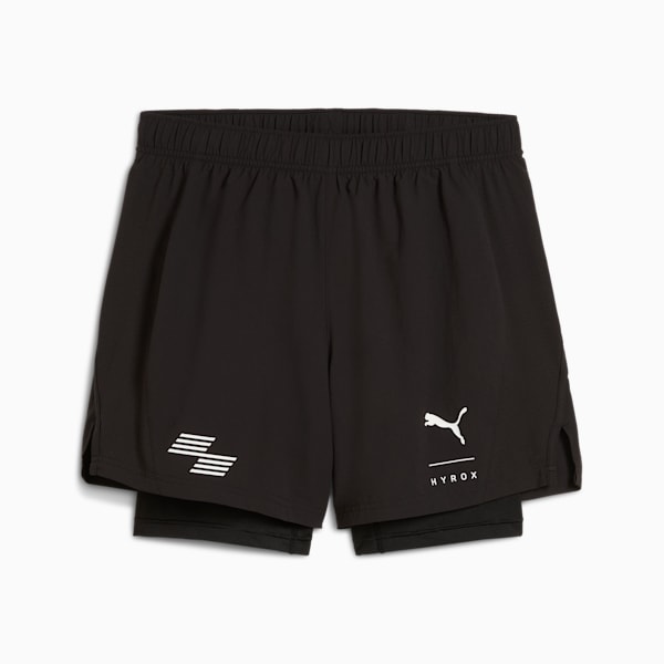 PUMA x HYROX 2-in-1 Shorts Men, PUMA Black, large-ZAF