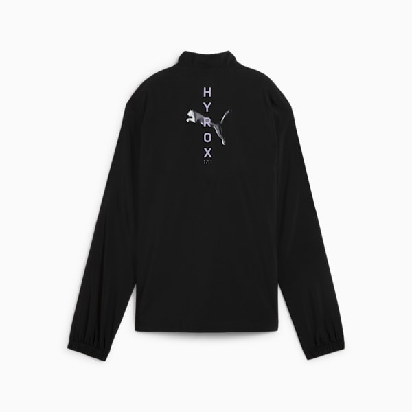 PUMA x HYROX Run Favourite Woven Jacket Women, PUMA Black, large-ZAF