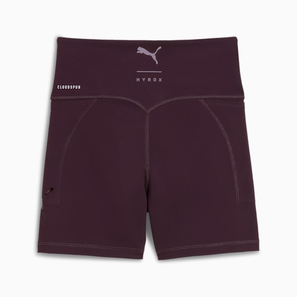 PUMA x HYROX CLOUDSPUN 5" Shorts Women, Midnight Plum, large-ZAF