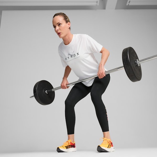 PUMA x HYROX CLOUDSPUN Tee Women, PUMA White, large-ZAF