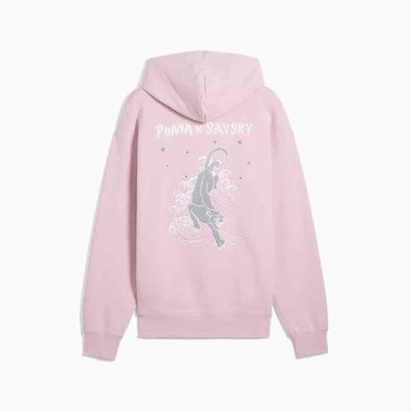 PUMA x SAYSKY Hoodie, Rose Mauve, large-MEX