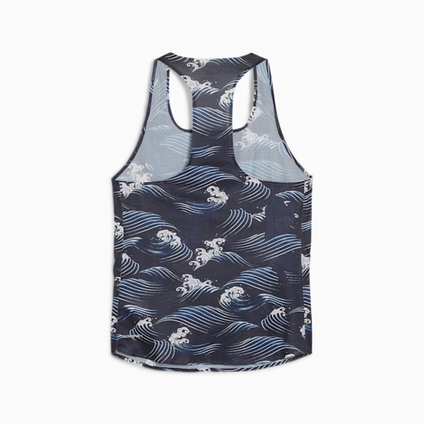 PUMA x SAYSKY Graphic Singlet Women, New Navy, large-MEX