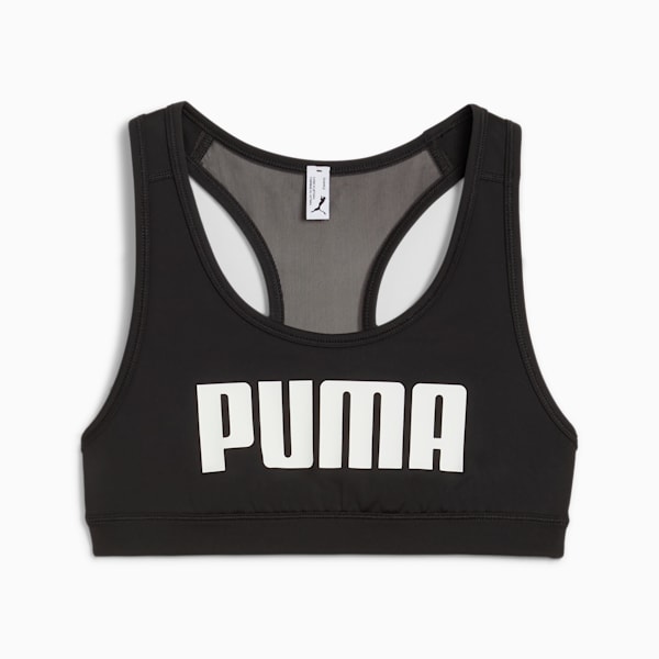 Top deportivo 4KEEPS II para mujer, Puma Black-White PUMA, large-ARG