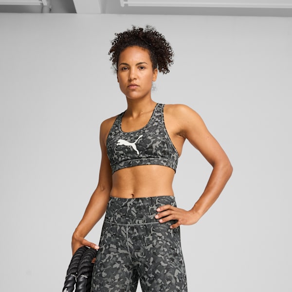 Top deportivo 4KEEPS para mujer, PUMA Black-AW-048287-0001, large-ARG
