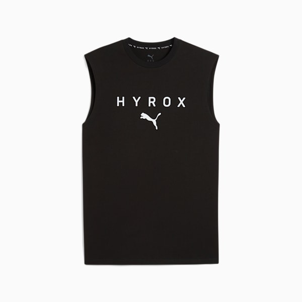 Remera sin mangas PUMA x HYROX para hombre, PUMA Black, large-ARG