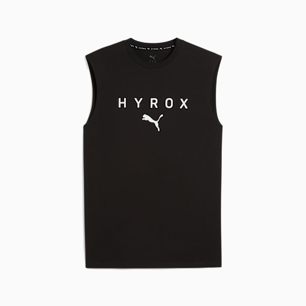 PUMA x HYROX Cut-Off Tank Men, PUMA Black, large-ZAF