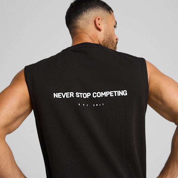 PUMA x HYROX Cut-Off Tank Men, PUMA Black, large-ZAF
