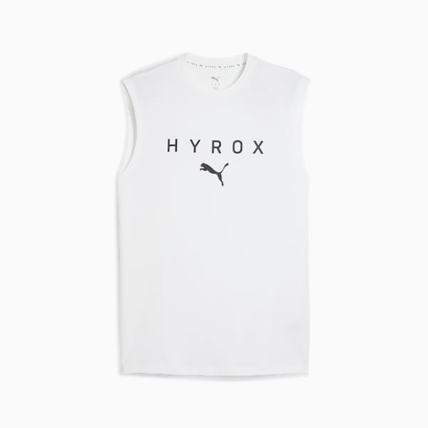 Remera sin mangas PUMA x HYROX para hombre, PUMA White, large-ARG