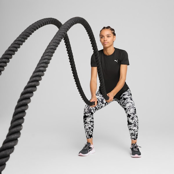 Train All Day Essentials Crew Tee Women, PUMA Black, large-MEX