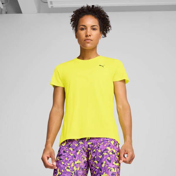 Playera Train All Day Essentials para mujer, Lemon Sherbert, large-MEX