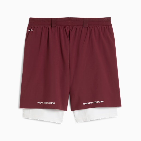 PUMA x HYROX 2in1 Training Shorts Men, Ruby Shimmer, large-ZAF