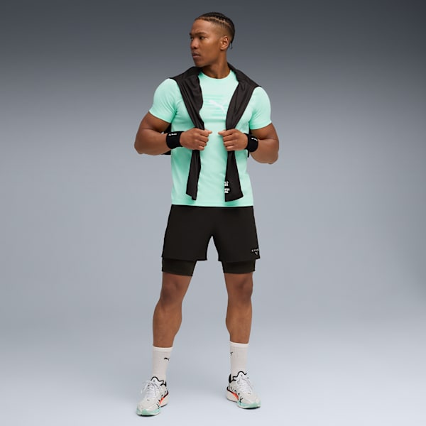 PUMA x HYROX Graphic Tee Men, Mint Melt, large-ZAF