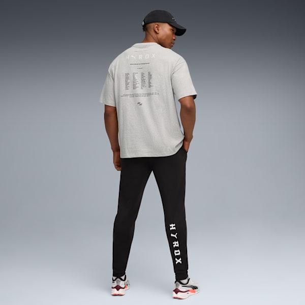 PUMA x HYROX Lifestyle Tee Men, Light Gray Heather, large-ZAF