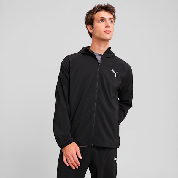 Campera Run Favorite Woven para hombre, PUMA Black, large-ARG