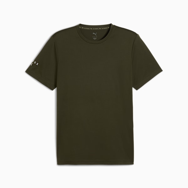 PUMA x HYROX City Performance Tee Men, Dark Olive, large-ZAF