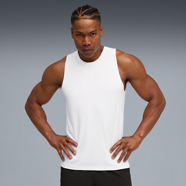 PUMA x HYROX CLOUDSPUN City Tank Men, PUMA White, large-ZAF