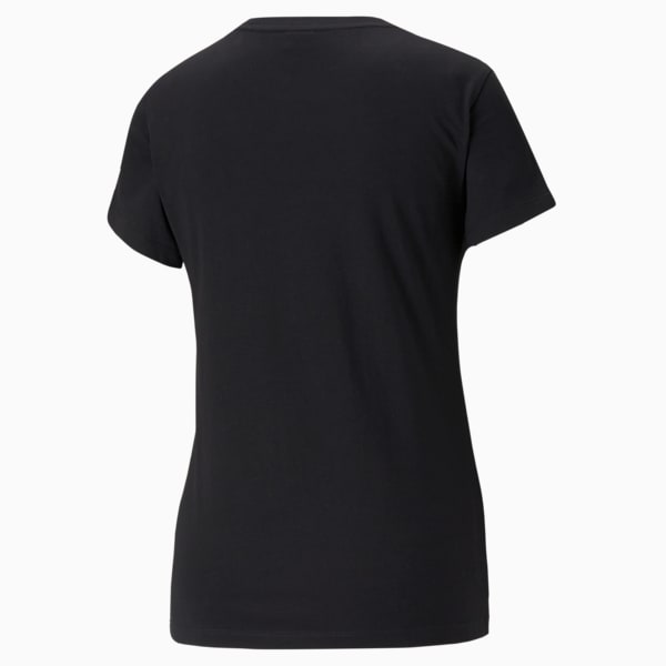 Classics Logo Women's Tee, Puma Black, large-MEX