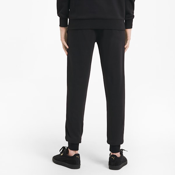 Pantalones deportivos con bajo elástico para hombre Classics, Puma Black, large-ARG