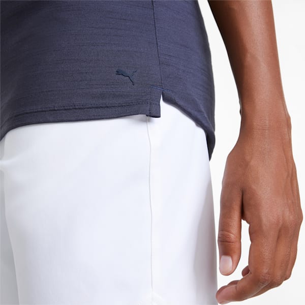 CLOUDSPUN Coast Sleeveless Women's Golf Polo, Navy Blazer Heather, large-ZAF