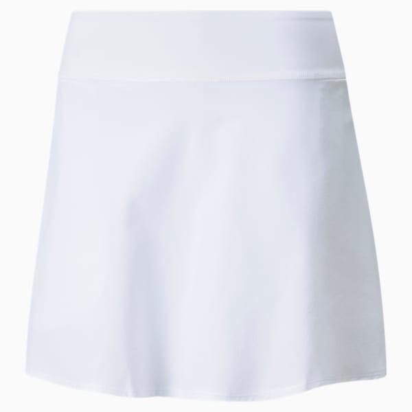 PWRSHAPE Solid Women's Golf Skirt, Bright White, large-ZAF