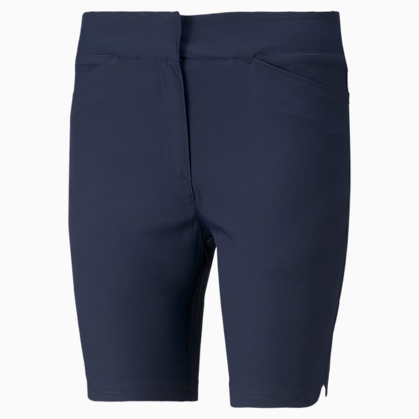 Bermuda Women's Golf Shorts, Navy Blazer, large-ZAF