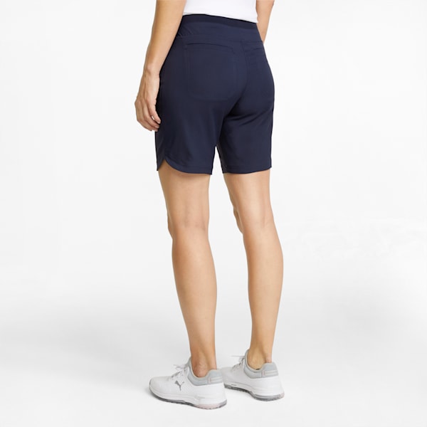 Bermuda Women's Golf Shorts, Navy Blazer, large-ZAF
