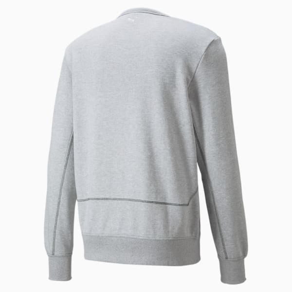 Pivot Crew EMB Basketball Pullover Men, Light Gray Heather, large-ZAF