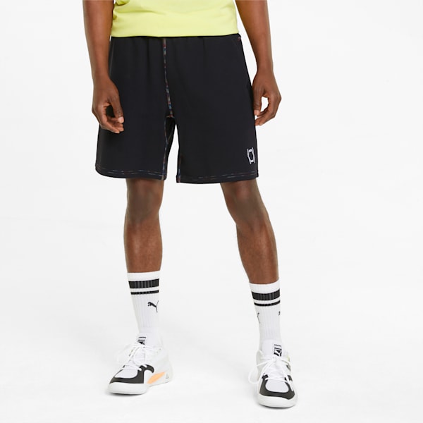 Pivot EMB Men's Basketball Shorts, Puma Black, large-ZAF