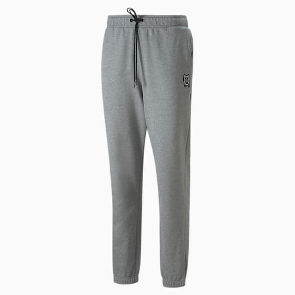 Pivot EMB Men's Basketball Sweatpants, Light Gray Heather-Light Gray Heather, large-ZAF