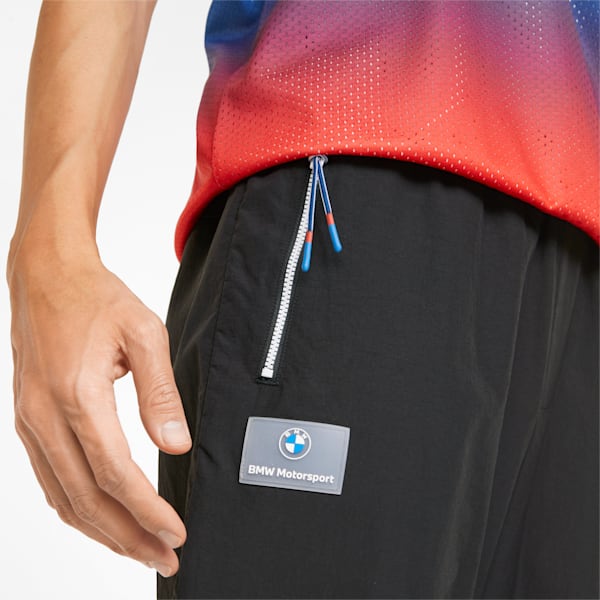 BMW M Motorsport Statement Woven Men's Pants, Puma Black-M Color, large-ZAF