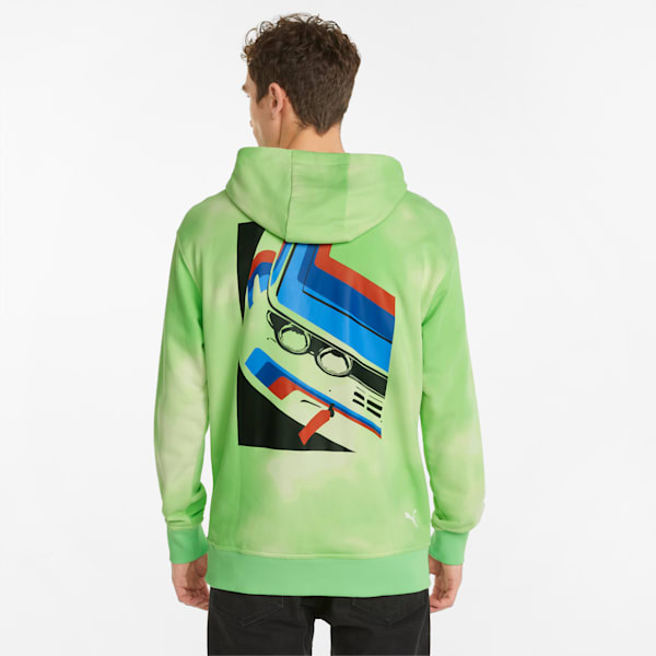 BMW M Motorsport Statement Men's Hoodie, Paradise Green, large-ZAF