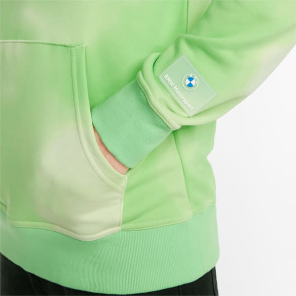 BMW M Motorsport Statement Men's Hoodie, Paradise Green, large-ZAF