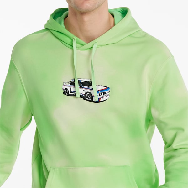 BMW M Motorsport Statement Men's Hoodie, Paradise Green, large-ZAF