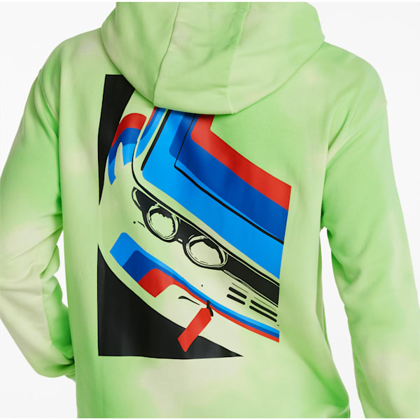BMW M Motorsport Statement Men's Hoodie, Paradise Green, large-ZAF