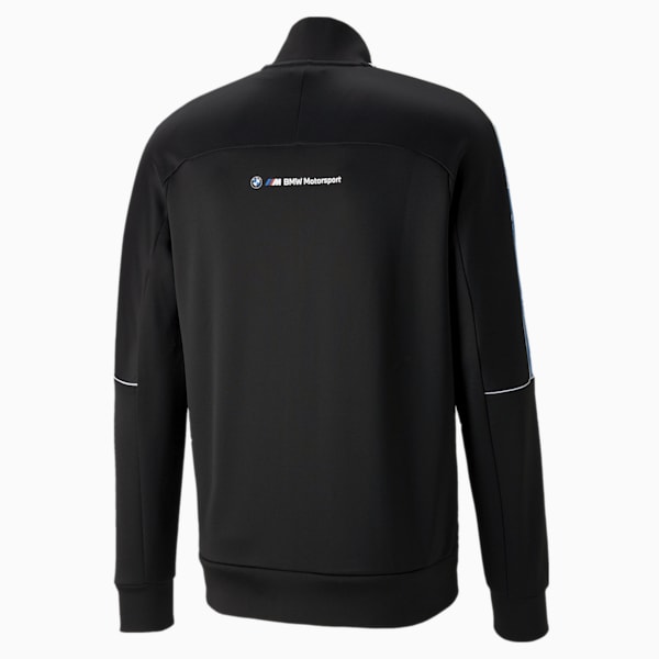 BMW M Motorsport T7 Men's Track Jacket, Puma Black-M color, large-ZAF