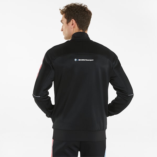 BMW M Motorsport T7 Men's Track Jacket, Puma Black-M color, large-ZAF
